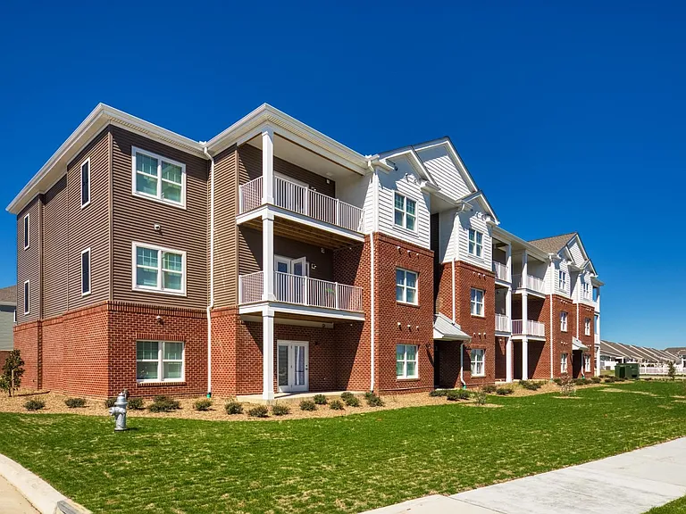 Apartment building exterior