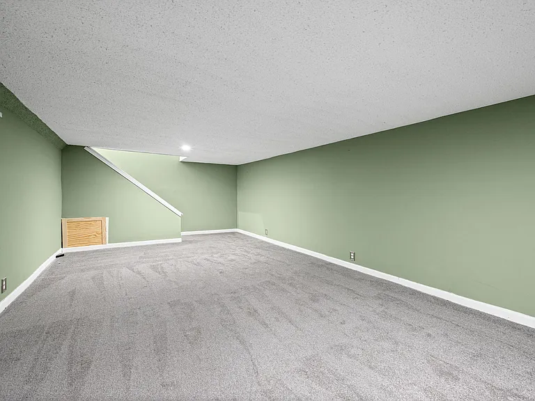Finished basement space