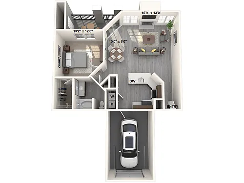 Floor plan A1-Espresso