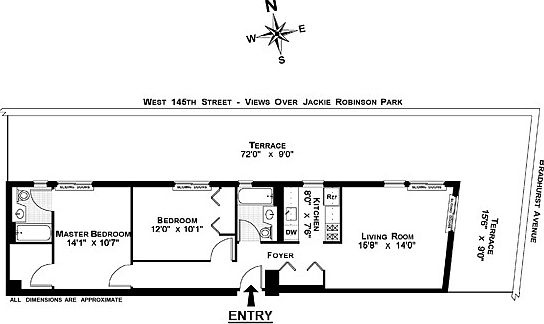 2nd image of 330 W 145th St Penthouse 5