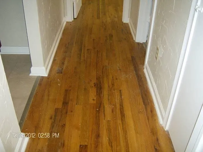Hallway - Refinished Wood Floors