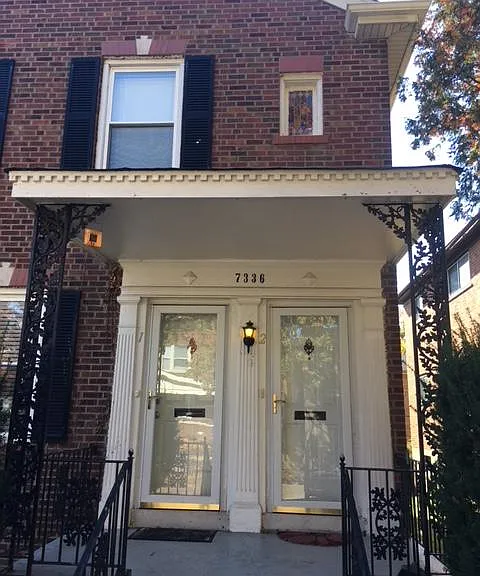 Right door- front entry to the SECOND FLOOR
