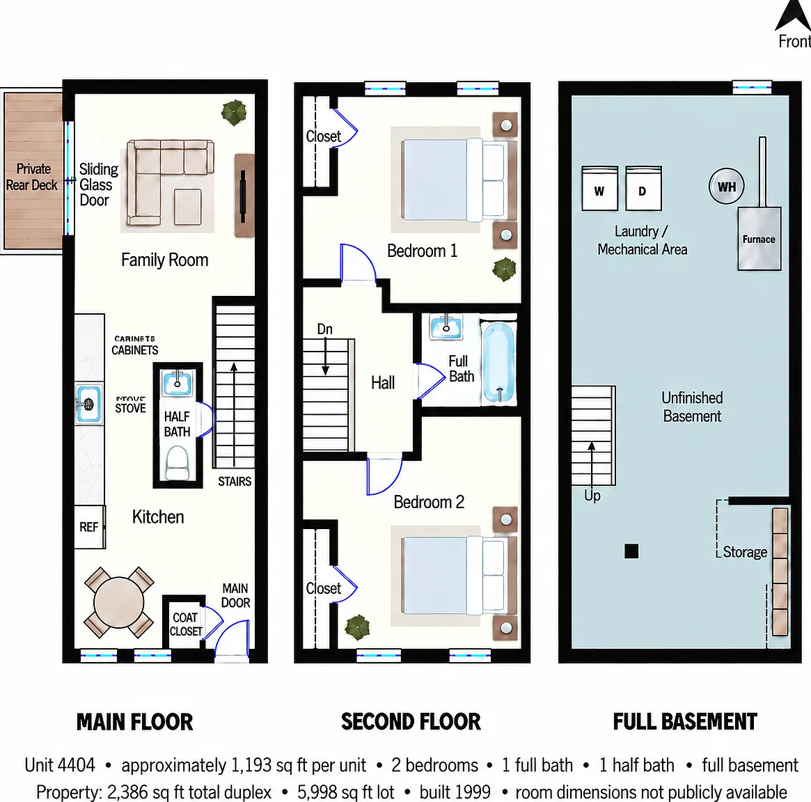 2 bed, 1.5 bath, 1193 sqft, $1,450 — Photo 1