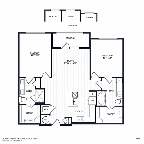 Floor plan B21