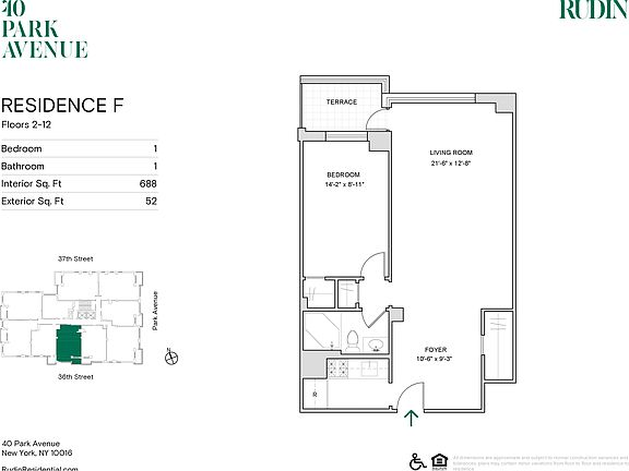 2nd image of 40 Park Ave APT 2F