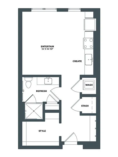 Floor plan 0B