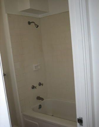 New shower and fixtures