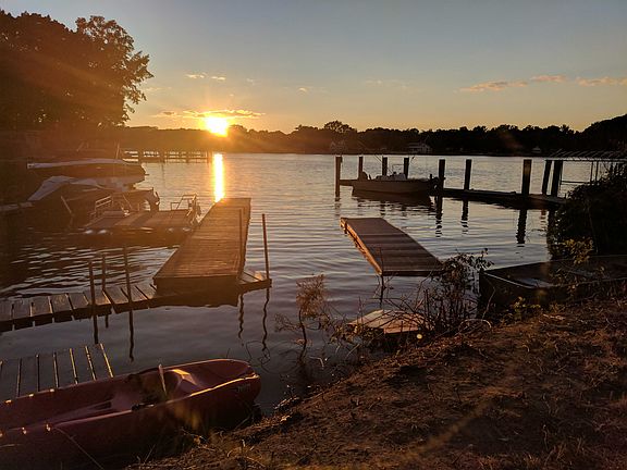 Sunset at the dock