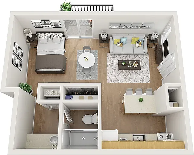 Floor plan STDIO