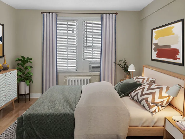 Bedroom (virtually staged)