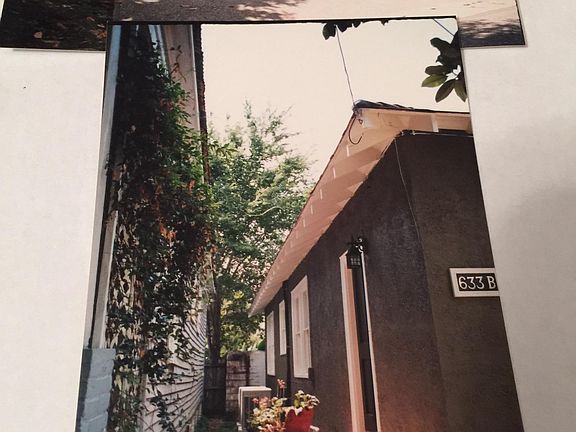 Private side entrance & front of duplex