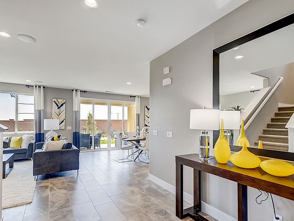 Foyer open to great room