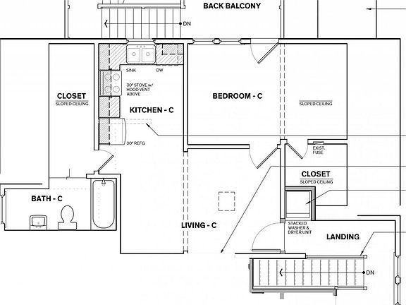 2nd image of 1013 S Glasgow Dr #C