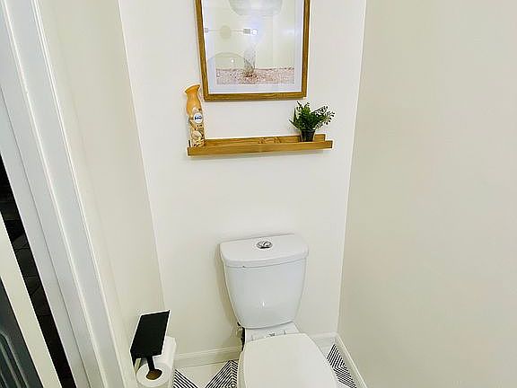 Downstairs half bath