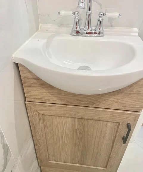 Apt 6 has a larger sink. Same style