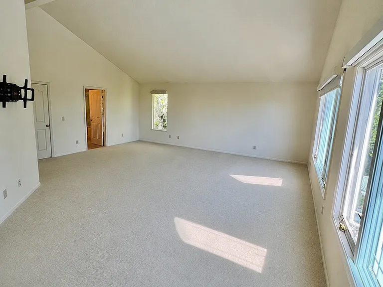 Extra large master bedroom with lots of natural light