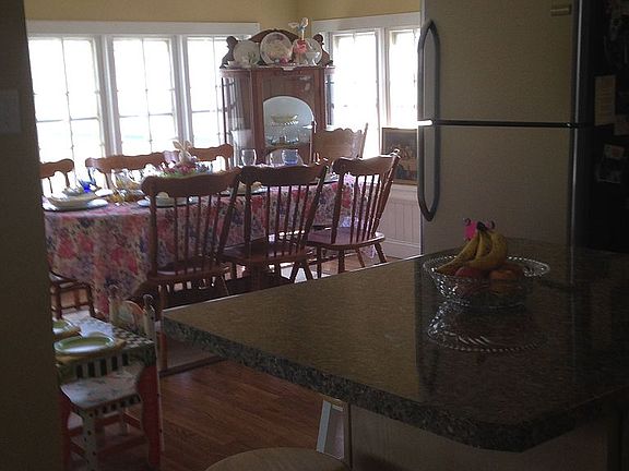 Dining from kitchen