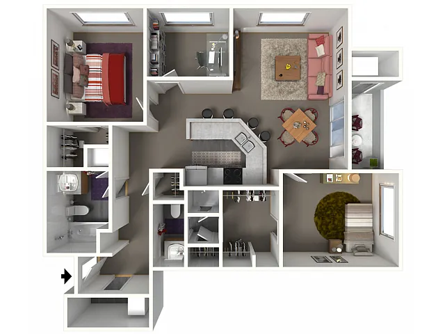 Floor plan Triple Crown I