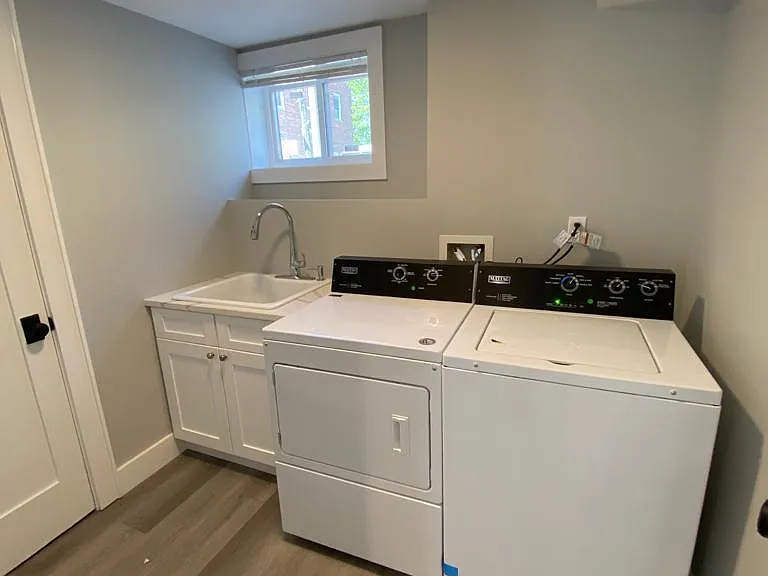 Private laundry room