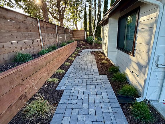 Private walkway to entrance.