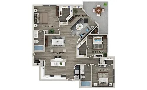 Floor plan C1