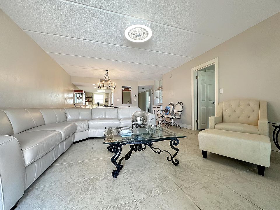 Looking from living room balcony doors into the condo.