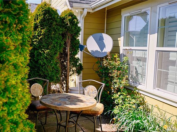 Enjoy the privacy of your outdoor patio.