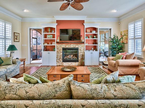 Great Room Leads to wonderful porch