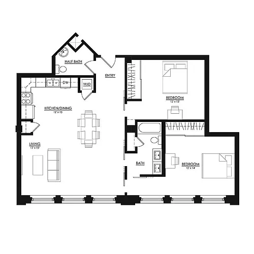 Floor plan America-403-503