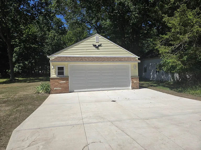 Detached two car garage!