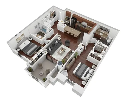 Floor plan 2X2-1147