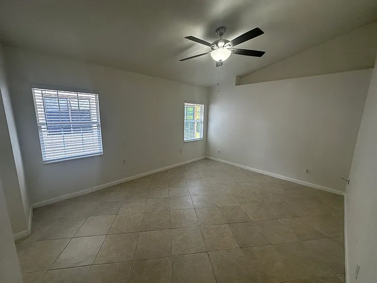 Master/Main bedroom view from entrance door.