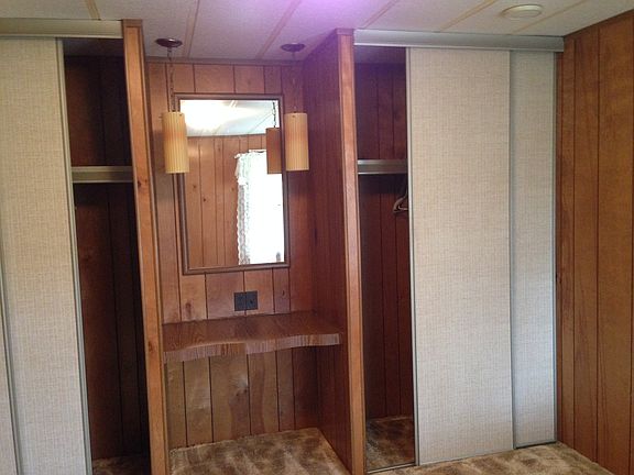 Master bedroom double closet