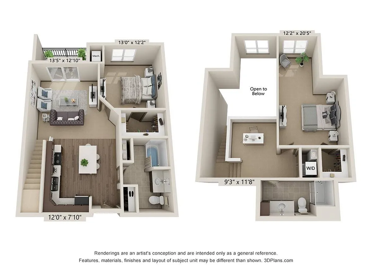 Floor plan Wooly Mammoth