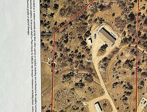 Aerial view of 5 plus acres.