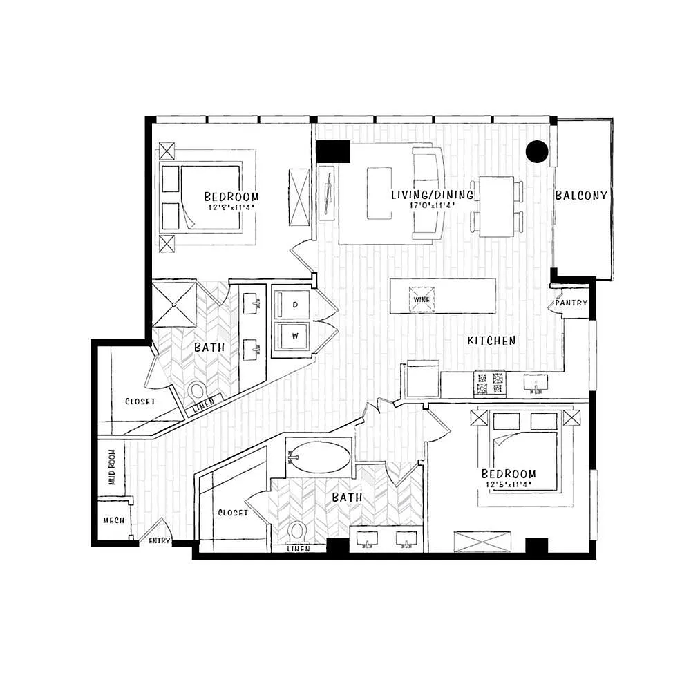 Floor plan B2