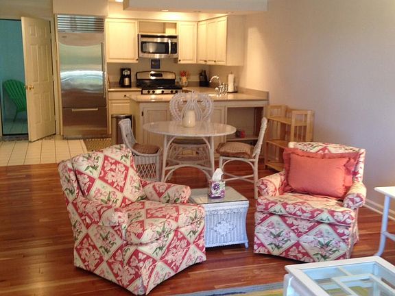 kitchen, dining & sitting areas