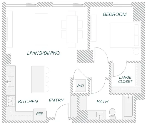Floor plan 1-15B