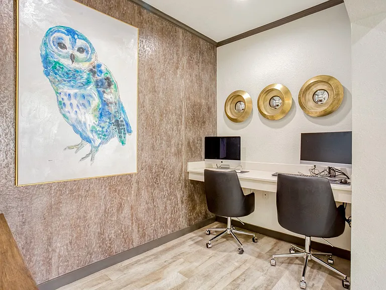 Complimentary Wi-Fi and dedicated workspace