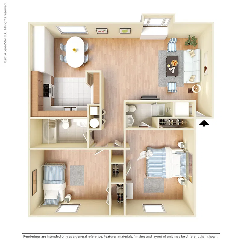 Floor plan B3 Riverside