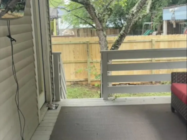 patio looking at covered porch area