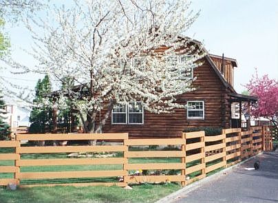 View from driveway - big enough to fit Boat or RV plus 4 cars