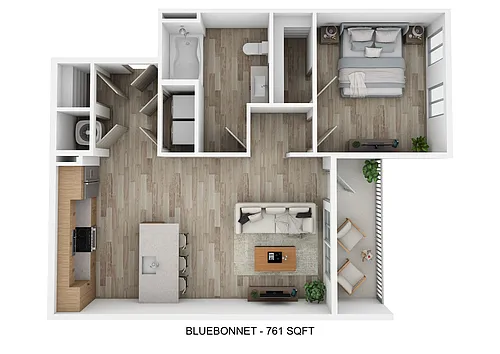 Floor plan Bluebonnet