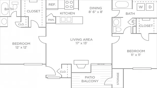 Two-Bedroom Luxury Terrace Two-Bedroom Luxury Terrace