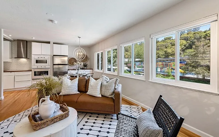 Living room + view