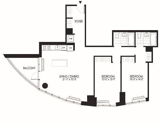 2nd image of 4545 Center Blvd APT 1013