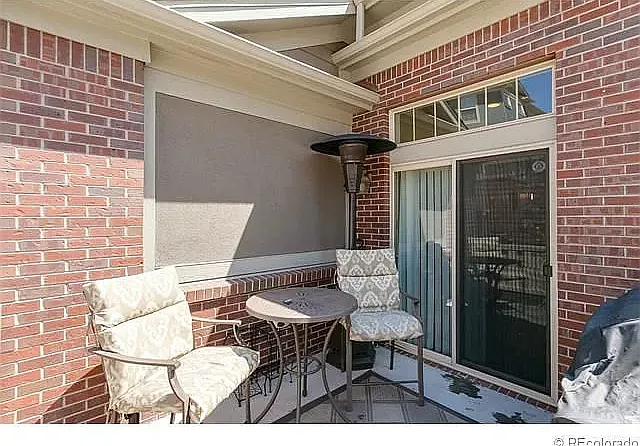 Patio off of the kitchen