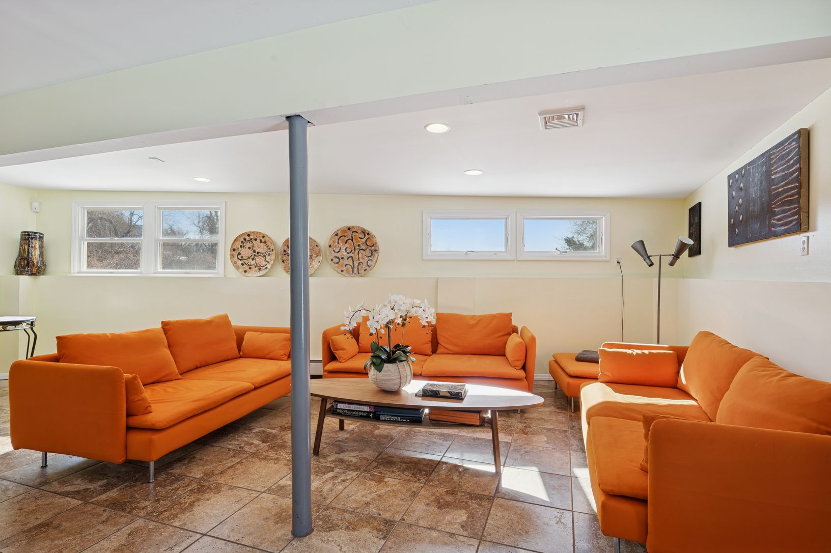  Hermes Orange Seating Area 