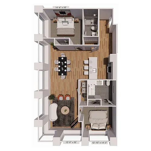 Floor plan C41