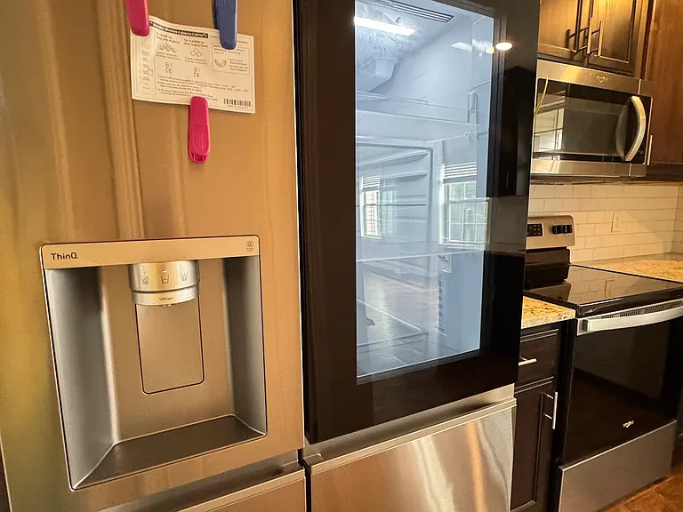 Kitchen:
* LG InstaView Craft Ice 27.1-cu ft Side-by-Side Refrigerator Smart with Dual Ice Maker